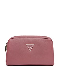 Kosmetyczka Guess Double Zip PW1576 P3373 Różowy ze sklepu eobuwie.pl w kategorii Kosmetyczki - zdjęcie 181287033
