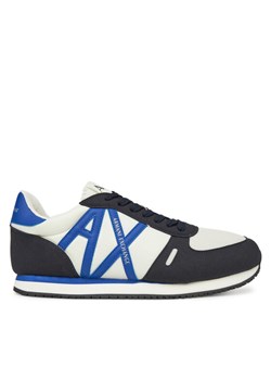 Sneakersy Armani Exchange XUX017 XCC68 U385 Granatowy ze sklepu eobuwie.pl w kategorii Buty sportowe męskie - zdjęcie 181287120