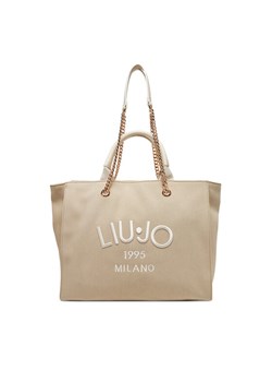 Torebka Liu Jo L Tote AA5004 T6948 Beżowy ze sklepu eobuwie.pl w kategorii Torby Shopper bag - zdjęcie 181287122