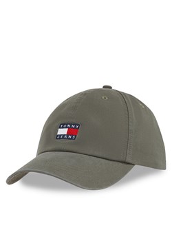 Czapka z daszkiem Tommy Jeans Tjm Heritage Cap AM0AM12020 Zielony ze sklepu eobuwie.pl w kategorii Czapki z daszkiem męskie - zdjęcie 181287161