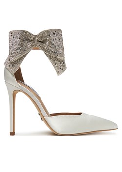 Szpilki Steve Madden Deville SM11003196 Biały ze sklepu eobuwie.pl w kategorii Czółenka - zdjęcie 181287304