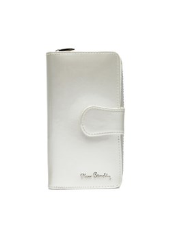 Duży Portfel Damski Pierre Cardin 07 SHINY 116 Écru ze sklepu eobuwie.pl w kategorii Portfele damskie - zdjęcie 181287500