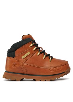 Trapery Timberland Euro Sprint TB0A5YEH3581 Brązowy ze sklepu eobuwie.pl w kategorii Buty trekkingowe dziecięce - zdjęcie 181287600
