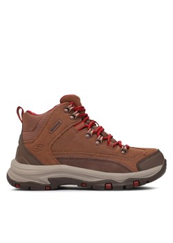 Trapery Skechers Trego Alpine Trail 167004/BRN Brązowy ze sklepu eobuwie.pl w kategorii Buty trekkingowe damskie - zdjęcie 181287812