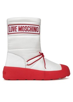 Śniegowce LOVE MOSCHINO JA15855H0HIN010B Biały ze sklepu eobuwie.pl w kategorii Śniegowce damskie - zdjęcie 181287913