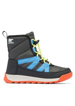 Śniegowce Sorel Youth Whitney II Plus Lace Wp 2088591093 Czarny ze sklepu eobuwie.pl w kategorii Buty zimowe dziecięce - zdjęcie 181287980