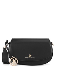Torebka Beverly Hills Polo Club BHPC-S-001-07 Czarny ze sklepu eobuwie.pl w kategorii Listonoszki - zdjęcie 181288124
