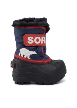 Śniegowce Sorel Toddler Snow Commander NV1960 Granatowy ze sklepu eobuwie.pl w kategorii Buty zimowe dziecięce - zdjęcie 181288202