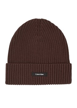 Czapka Calvin Klein Classic K50K512362 Brązowy ze sklepu eobuwie.pl w kategorii Czapki zimowe męskie - zdjęcie 181288303