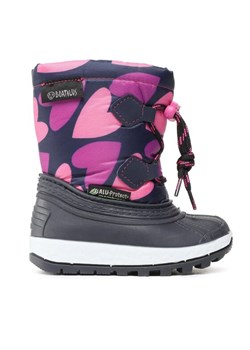 Śniegowce Boatilus Joggy Sport Velcro NJ10 VAR.04F Różowy ze sklepu eobuwie.pl w kategorii Buty zimowe dziecięce - zdjęcie 181288401