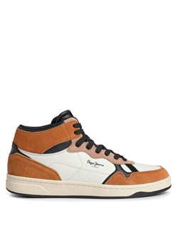 Sneakersy Pepe Jeans PMS30999 Brązowy ze sklepu eobuwie.pl w kategorii Buty sportowe męskie - zdjęcie 181288502