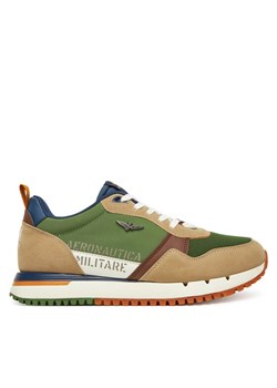 Sneakersy Aeronautica Militare 251SC283CT3544 Zielony ze sklepu eobuwie.pl w kategorii Buty sportowe męskie - zdjęcie 181288743