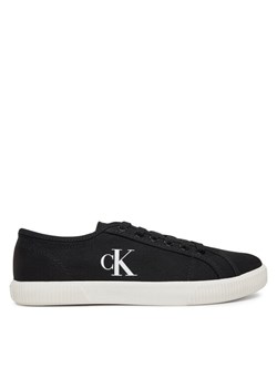 Tenisówki Calvin Klein Jeans Ess Vulc Low Cv Mg Wn YW0YW01762 Czarny ze sklepu eobuwie.pl w kategorii Trampki damskie - zdjęcie 181288941