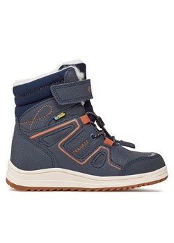 Śniegowce ZigZag Rincet Kids Winterboot WP Z214266 Niebieski ze sklepu eobuwie.pl w kategorii Buty zimowe dziecięce - zdjęcie 181289074