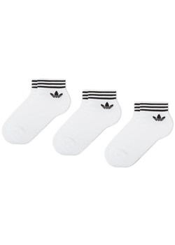 Zestaw 3 par niskich skarpet unisex adidas Tref Ank Sck Hc EE1152 Biały ze sklepu eobuwie.pl w kategorii Skarpetki męskie - zdjęcie 181289102