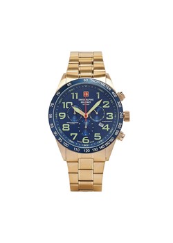 Zegarek Swiss Alpine Military 7047.9115 Złoty - id: 7611751175287 - marki Swiss Alpine Military - 181289141 Zegarek Swiss Alpine Military 7047.9115 Złoty ze sklepu eobuwie.pl w kategorii Zegarki - zdjęcie 181289141