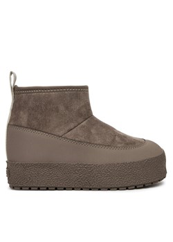 Śniegowce Tretorn Alunda Hybrid Jr Khaki ze sklepu eobuwie.pl w kategorii Buty zimowe dziecięce - zdjęcie 181289401