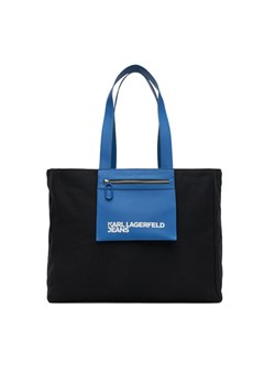 Torebka Karl Lagerfeld Jeans A2W50004 Czarny ze sklepu eobuwie.pl w kategorii Torby Shopper bag - zdjęcie 181289423