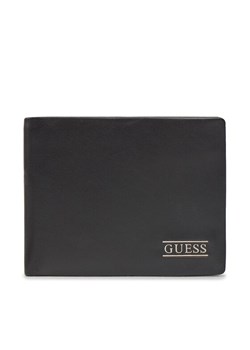 Duży Portfel Męski Guess New Boston R Slg SMNEBR LEA20 Czarny ze sklepu eobuwie.pl w kategorii Portfele męskie - zdjęcie 181289830
