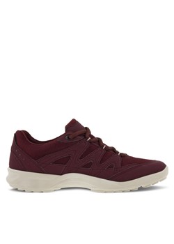 Sneakersy ECCO Terracruise Lace Up 82578359223 Bordowy ze sklepu eobuwie.pl w kategorii Buty sportowe damskie - zdjęcie 181289844