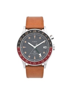 Zegarek Timex TW2V74000 Brązowy ze sklepu eobuwie.pl w kategorii Zegarki - zdjęcie 181289920
