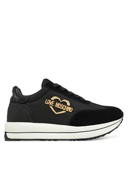 Sneakersy LOVE MOSCHINO JA15074G1MINA00A Czarny ze sklepu eobuwie.pl w kategorii Buty sportowe damskie - zdjęcie 181289971