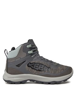 Trekkingi Keen Nxis Evo Wp 1026880 Szary ze sklepu eobuwie.pl w kategorii Buty trekkingowe damskie - zdjęcie 181290074