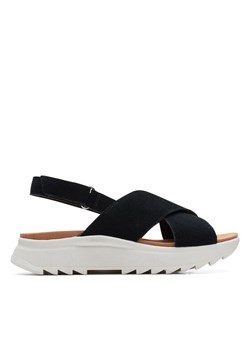 Sandały Clarks DashLite Wish 26171948 Czarny ze sklepu eobuwie.pl w kategorii Sandały damskie - zdjęcie 181290081