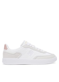 Sneakersy Tommy Hilfiger Th Heritage Sneaker FW0FW08643 Biały ze sklepu eobuwie.pl w kategorii Buty sportowe damskie - zdjęcie 181290344