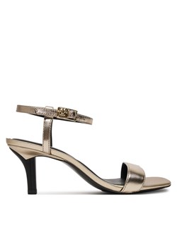 Sandały Tommy Hilfiger FW0FW08433 Złoty ze sklepu eobuwie.pl w kategorii Sandały damskie - zdjęcie 181290513
