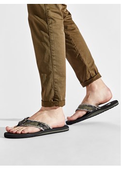 Japonki Quiksilver AQYL100047 Zielony ze sklepu eobuwie.pl w kategorii Klapki męskie - zdjęcie 181290521