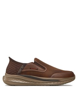 Półbuty Skechers Slade 205237 Brązowy ze sklepu eobuwie.pl w kategorii Półbuty męskie - zdjęcie 181290561