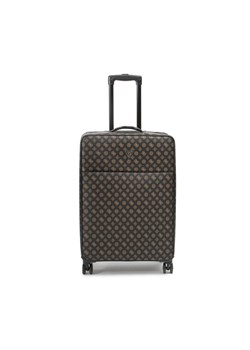 Walizka duża Guess Peony Travel TMPEON P3302 Brązowy ze sklepu eobuwie.pl w kategorii Walizki - zdjęcie 181290673
