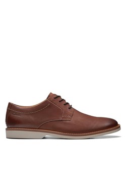Półbuty Clarks Atticus LTLace 26172070 Brązowy ze sklepu eobuwie.pl w kategorii Buty eleganckie męskie - zdjęcie 181291072