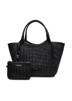 Torebka Emporio Armani EW001009 AF14309 UC001 Czarny ze sklepu eobuwie.pl w kategorii Torby Shopper bag - zdjęcie 181291123
