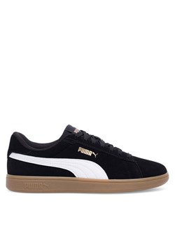 Sneakersy Puma SMASH 3.0 SD JR 39203512 Czarny ze sklepu eobuwie.pl w kategorii Trampki dziecięce - zdjęcie 181291163