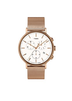 Zegarek Timex Fairfield TW2T37200 Złoty ze sklepu eobuwie.pl w kategorii Zegarki - zdjęcie 181291304