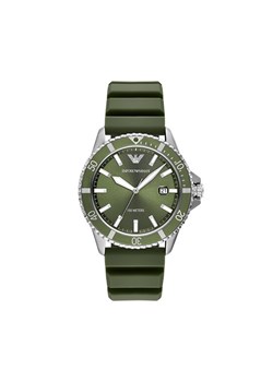 Zegarek Emporio Armani World Explorer AR11638 Zielony ze sklepu eobuwie.pl w kategorii Zegarki - zdjęcie 181291310