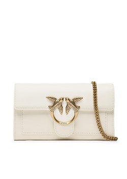 Torebka Pinko Love One Wallet C PE 23 PLTT 100062 A0F1 Écru ze sklepu eobuwie.pl w kategorii Kopertówki - zdjęcie 181291413