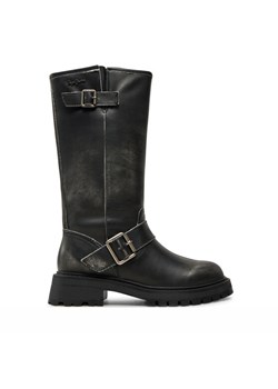 Botki Pepe Jeans PLS50566 Czarny ze sklepu eobuwie.pl w kategorii Kozaki damskie - zdjęcie 181291603
