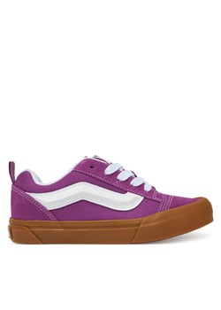 Sneakersy Vans Knu Skool VN000D2TE2T1 Fioletowy ze sklepu eobuwie.pl w kategorii Buty sportowe dziecięce - zdjęcie 181291691