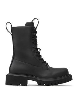 Trapery Rains Show Combat Boot 22600 Czarny ze sklepu eobuwie.pl w kategorii Workery damskie - zdjęcie 181291834