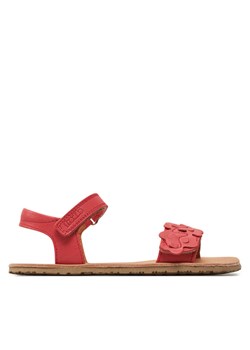 Sandały Froddo Barefoot Flexy Flowers G3150265 S Czerwony ze sklepu eobuwie.pl w kategorii Sandały dziecięce - zdjęcie 181291891