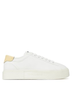 Sneakersy Tommy Jeans Tjw Flatform Canvas Sneaker EN0EN02792 Écru ze sklepu eobuwie.pl w kategorii Buty sportowe damskie - zdjęcie 181291960