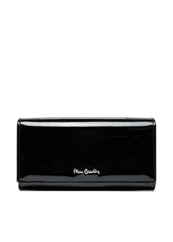 Duży Portfel Damski Pierre Cardin 07 SHINY 106 Czarny ze sklepu eobuwie.pl w kategorii Portfele damskie - zdjęcie 181291980