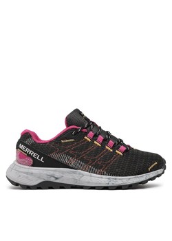 Sneakersy Merrell Fly Strike J067444 Czarny ze sklepu eobuwie.pl w kategorii Buty trekkingowe damskie - zdjęcie 181292062