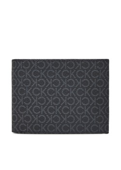 Portfel męski Calvin Klein Classic Mono Trifold 10Cc W/Coin K50K512855 Czarny ze sklepu eobuwie.pl w kategorii Portfele męskie - zdjęcie 181292110