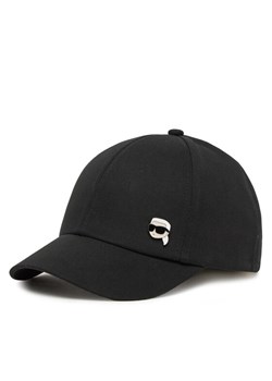 Czapka z daszkiem KARL LAGERFELD A2W33061 Czarny ze sklepu eobuwie.pl w kategorii Czapki z daszkiem damskie - zdjęcie 181292240