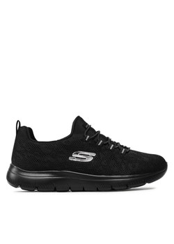 Sneakersy Skechers Leopard Spot 149037/BBK Czarny ze sklepu eobuwie.pl w kategorii Buty sportowe damskie - zdjęcie 181292443