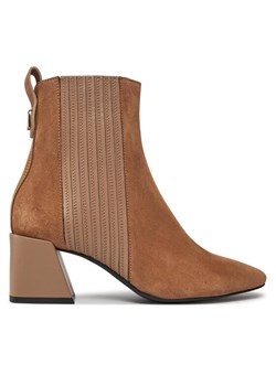 Botki Furla Block YG67FBK-BX2161-1257S-1007 Beżowy ze sklepu eobuwie.pl w kategorii Botki - zdjęcie 181292642